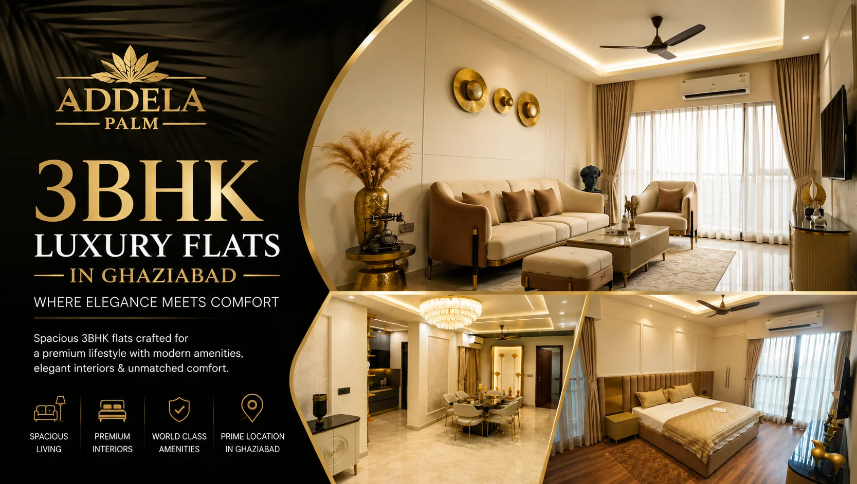 3BHK Luxury Flats in Ghaziabad