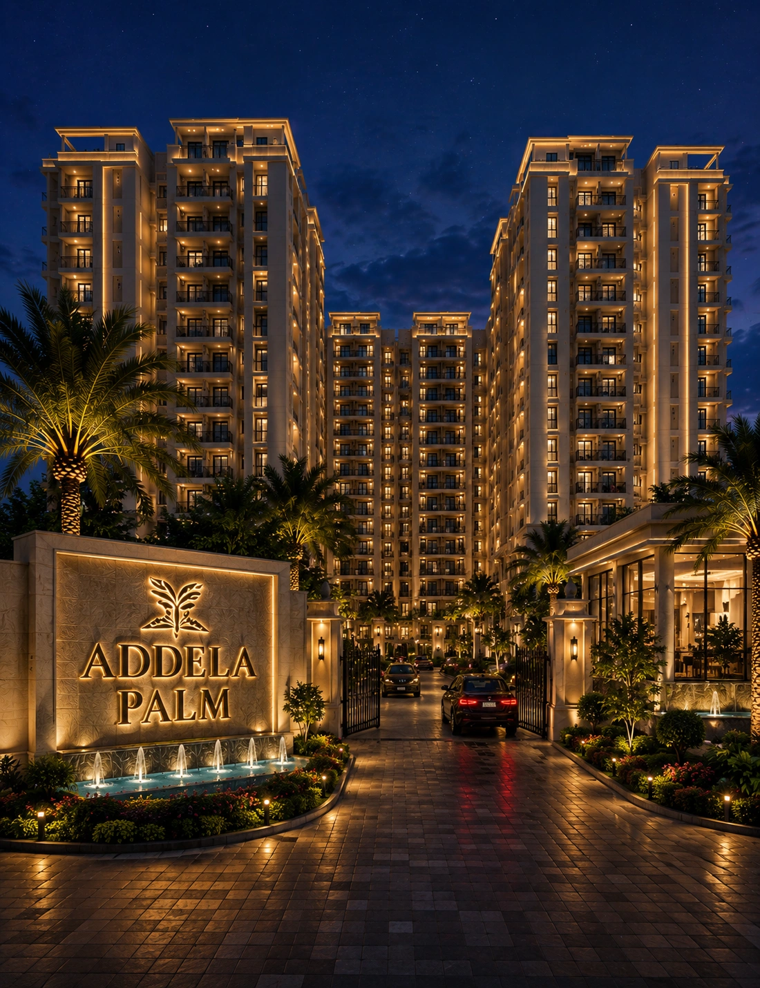 Addela Palm luxury residences exterior